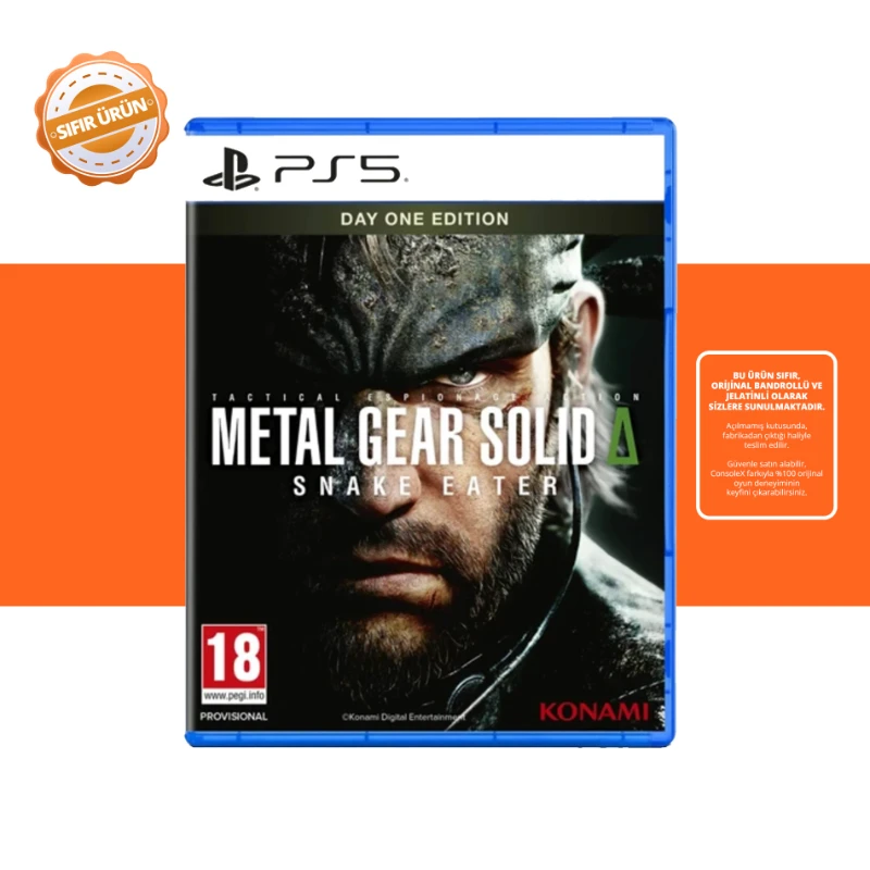 Metal Gear Solid Delta: Snake Eater Day 1 Edition – Ps5 Oyun [SIFIR]