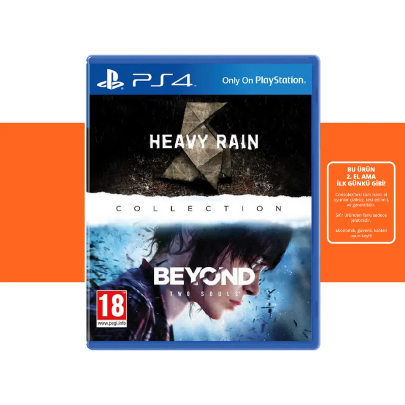 [2.EL] Heavy Rain Beyond Two Souls Collection - Ps4 Oyun