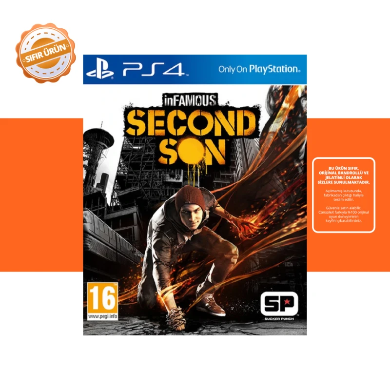 inFamous Second Son - Ps4 Oyun [SIFIR]