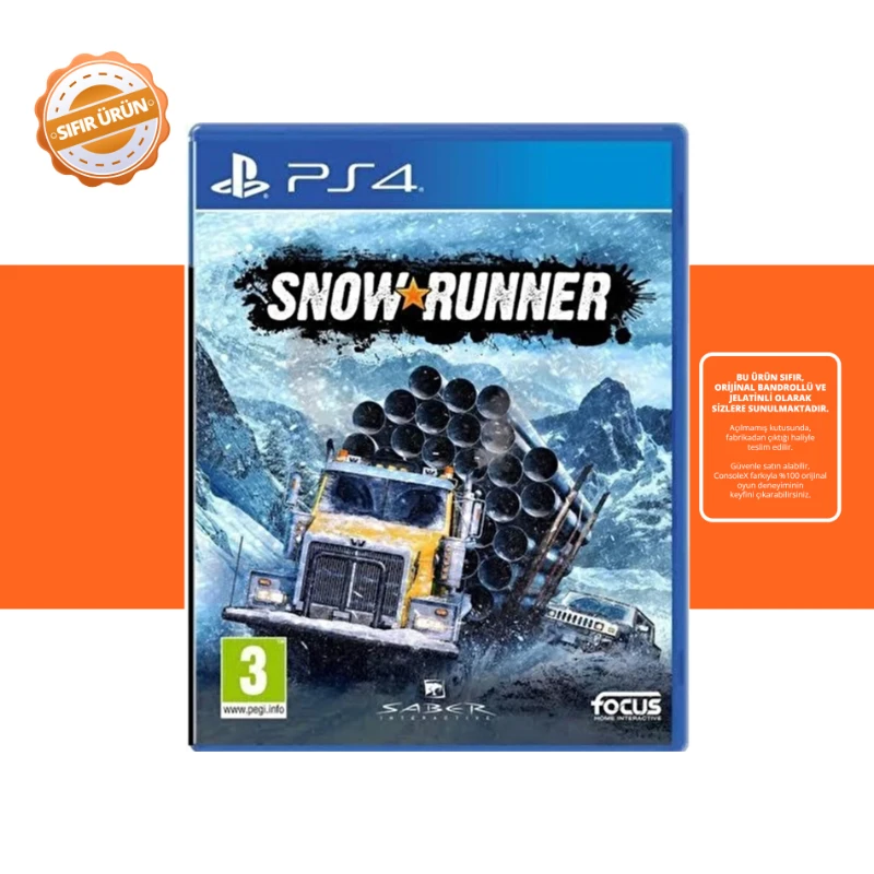 Snow Runner - PS4 Oyun [SIFIR]
