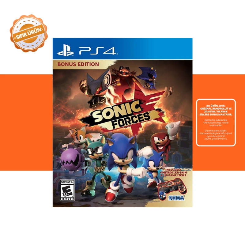Sonic Forces - Ps4 Oyun [SIFIR]