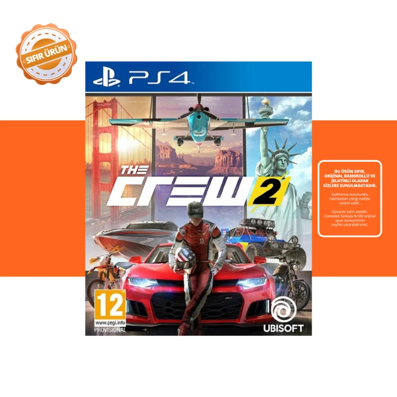 The Crew 2 - Ps4 Oyun [SIFIR]