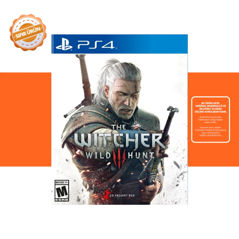 The Witcher 3 Wild Hunt - Ps4 Oyun [SIFIR]