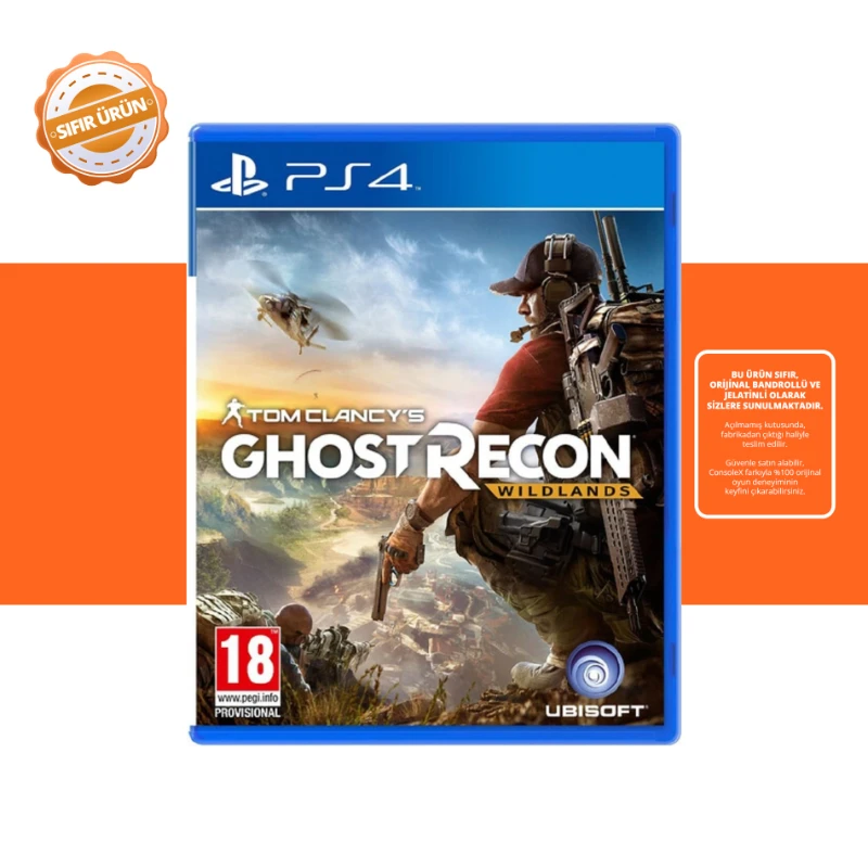 Tom Clancys Ghost Recon Wildlands - Ps4 Oyun [SIFIR]