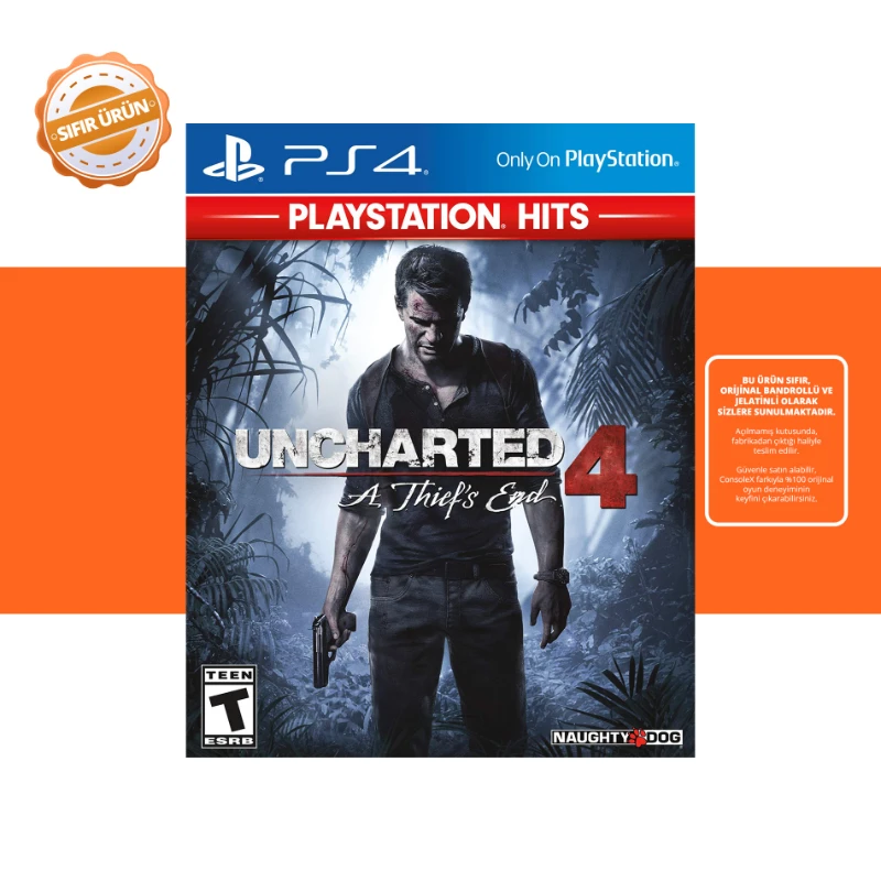Uncharted 4 A Thief's End - Ps4 Oyun [SIFIR]