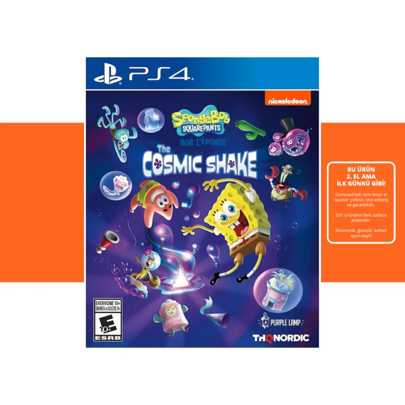 [2.EL] SpongeBob SquarePants: The Cosmic Shake - PS4 Oyun 