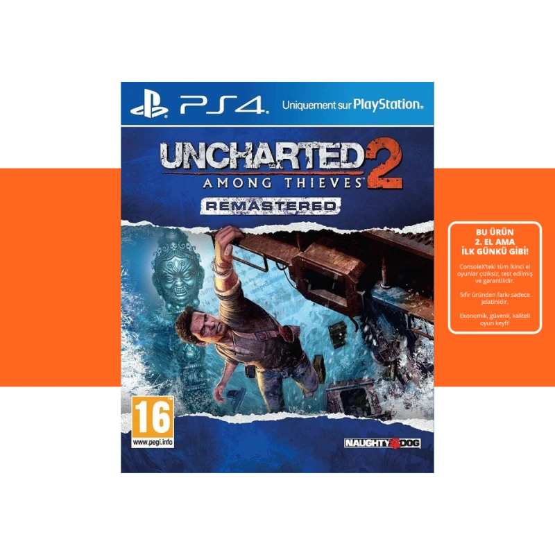 [2.EL] Uncharted 2 Amazing Thieves - Ps4 Oyun
