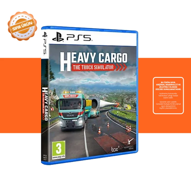 Heavy Cargo: The Truck Simulator – PS5 Oyun [SIFIR]