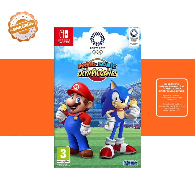 Mario & Sonic at the Olympic Games Tokyo 2020 – Nintendo Switch Oyun [SIFIR]