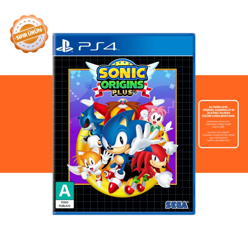 Sonic Origins Plus – PS4 Oyun [SIFIR]