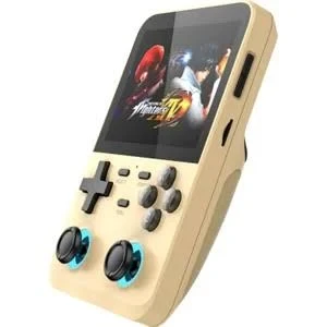 D-007 Plus Retro Taşınabilir Oyun Konsolu – 3,5″ IPS Ekran – 10.000+ Yüklü Oyun – Krem