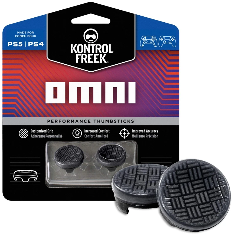 KontrolFreek Omni Performance Thumbsticks – PS5 / PS4 Uyumlu Analog Başlık – Siyah-CL44