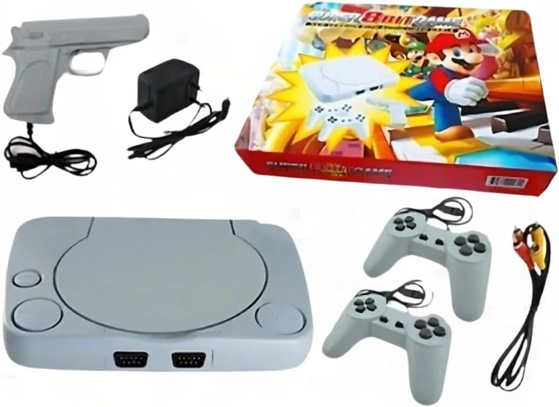 Super 8 Bit Game TY-168 – 168 Oyun Dahili, Joystick & Tabanca Destekli