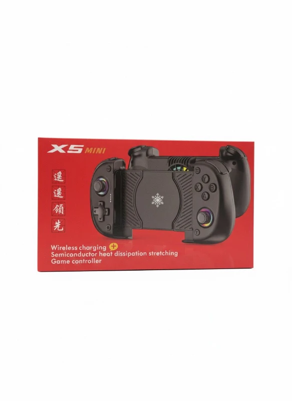 X5 Mini Bluetooth Kablosuz Soğutmalı Game Controller – Android, iOS, PC, Switch Uyumlu Oyun Kolu