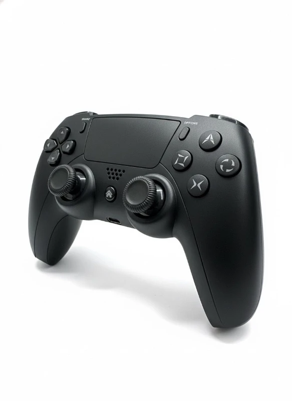 P09 Bluetooth Kablosuz Siyah Controller – PS4, Android, iOS, PC Uyumlu Oyun Kolu + Şarj Kablosu