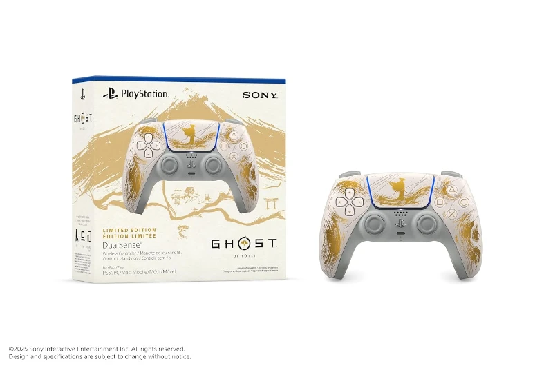 PS5 DualSense Ghost of Yōtei Limited Edition – PlayStation 5 Uyumlu Özel Tasarım Oyun Kolu