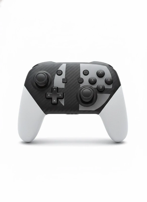 SW Bluetooth Kablosuz Gri / Beyaz Pro Controller – Switch, Android, iOS, PC Uyumlu Oyun Kolu + Şarj