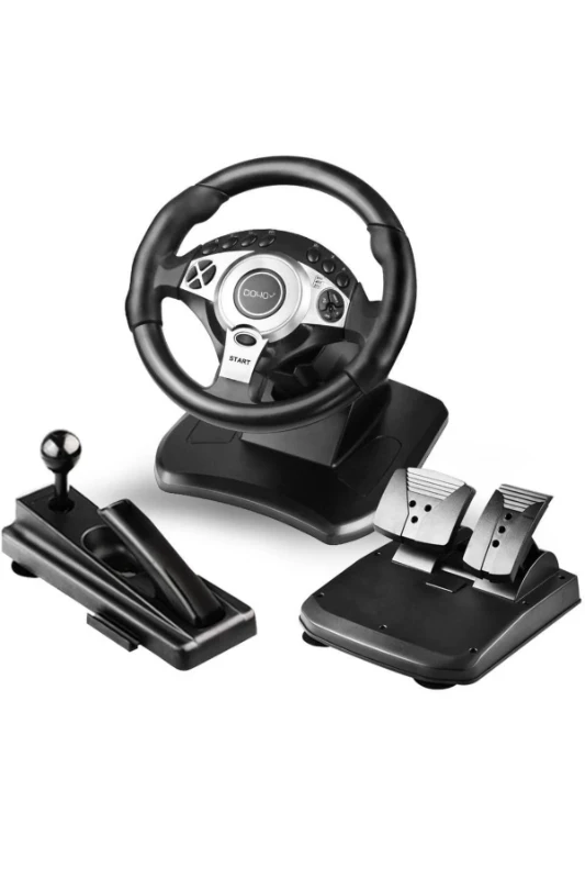 CRK TECH R900 Direksiyon Seti – Çift Motorlu Titreşimli, PS4/PS5/Xbox/PC/Android Uyumlu