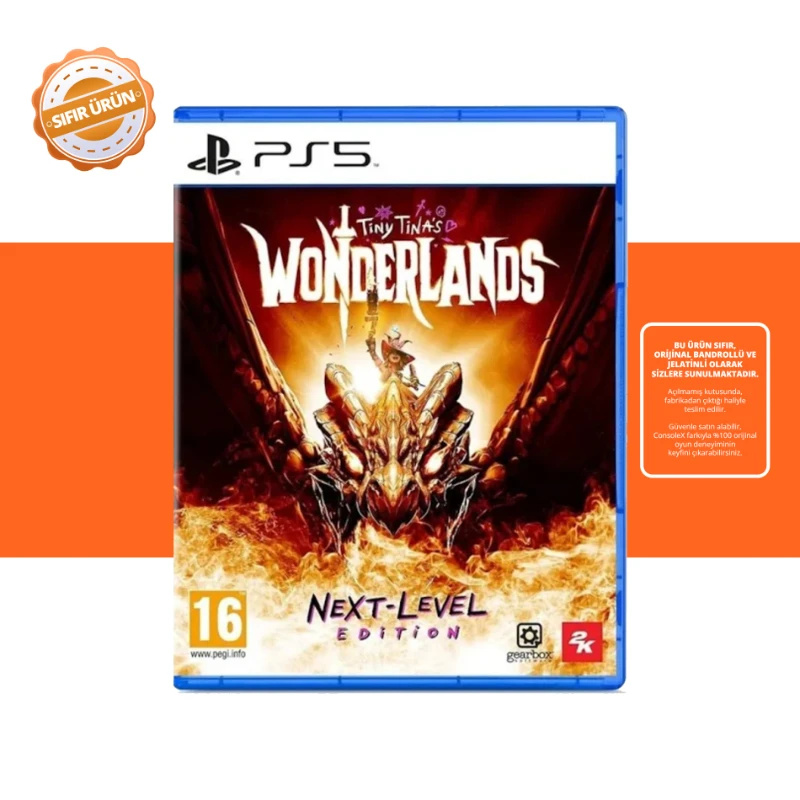 Tiny Tina's Wonderlands Next Level Edition - Ps5 Oyun [SIFIR]