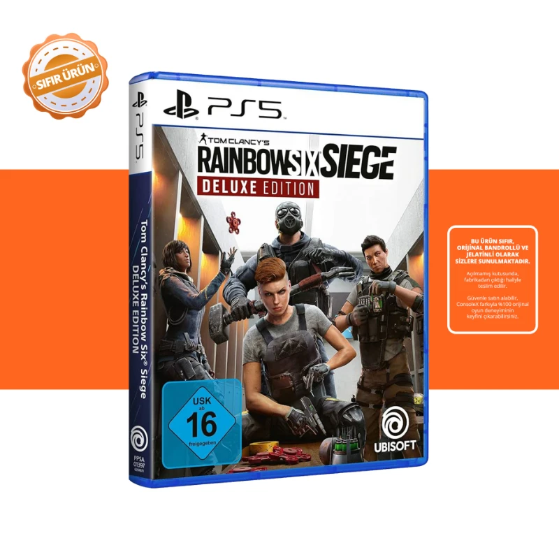 Tom Clancy’s Rainbow Six Siege Deluxe Edition – PS5 Oyun [SIFIR]