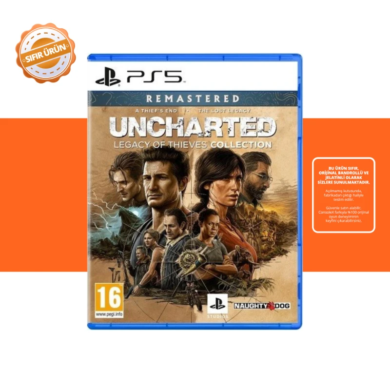Uncharted Legacy Of Thieves Collection - Ps5 Oyun [SIFIR]