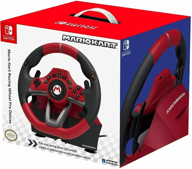 Hori Mario Kart Racing Wheel Pro Deluxe Direksiyon Seti – Nintendo Switch / PC Uyumlu (HOR-002)