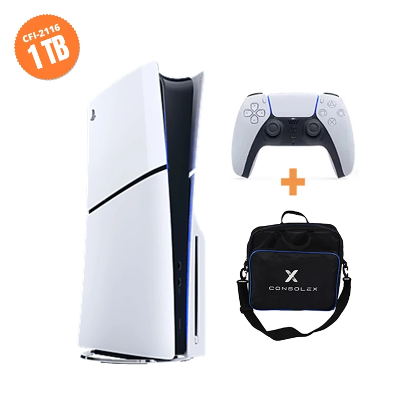 Sony PlayStation 5 Slim Standart (CFI-2116 Avrupa) 1 TB + Tek Kol + ConsoleX Taşıma Çantası