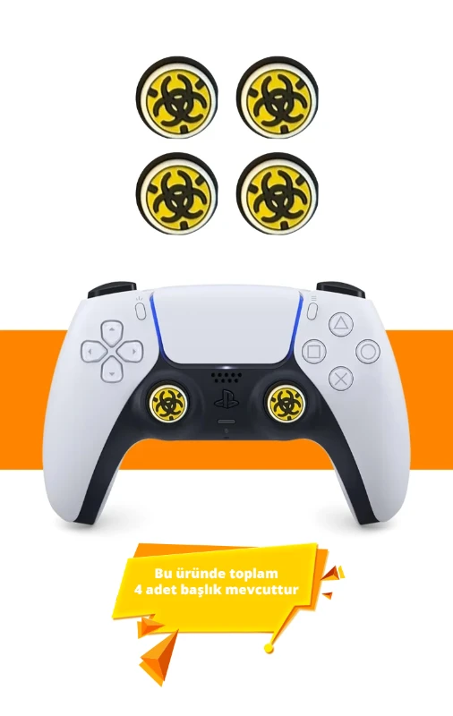PS3, PS4, PS5, Xbox Uyumlu Analog Stick Koruyucu - CLT-82 - 4’lü Set