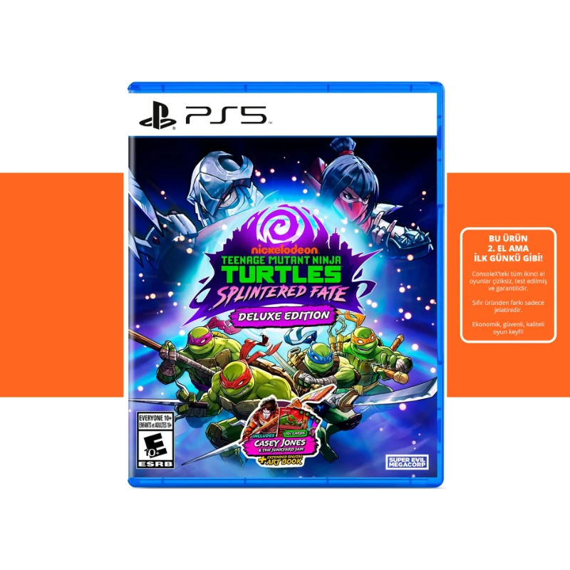 [2.EL] Teenage Mutant Ninja Turtles Splintered Fate Deluxe Edition - PS5 Oyun