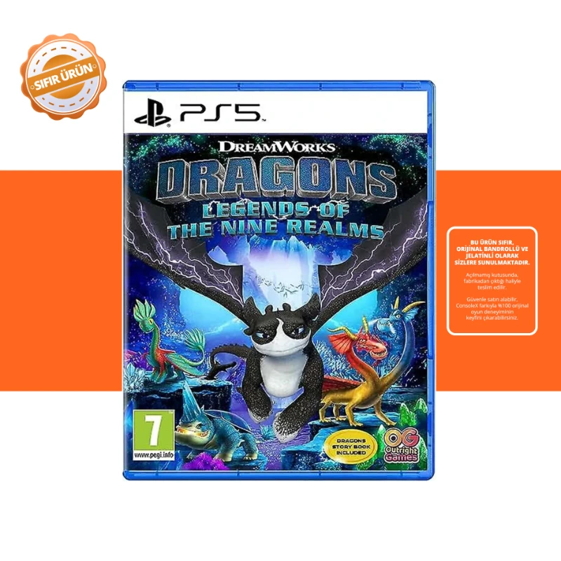 DreamWorks Dragons: Legends of the Nine Realms – PS5 Oyun [SIFIR]