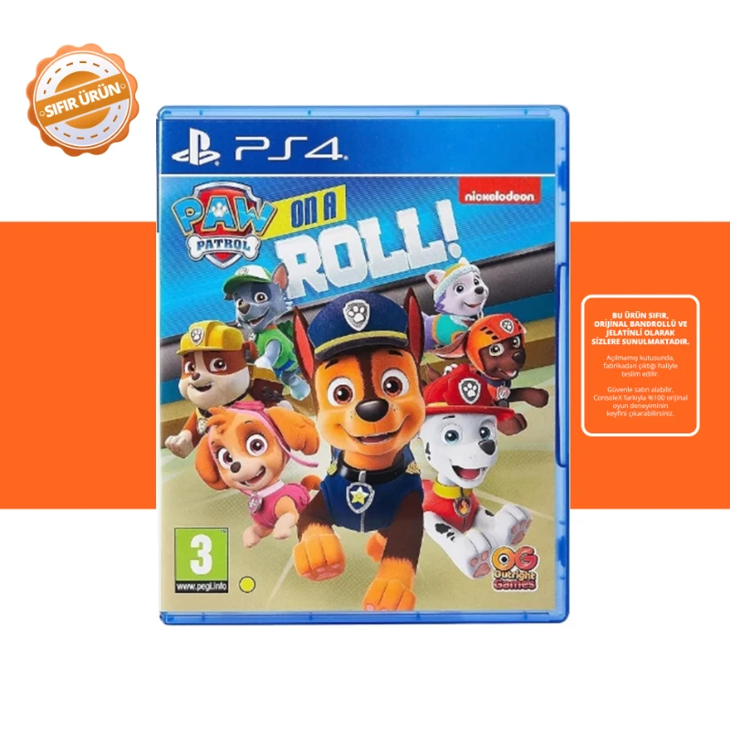PAW Patrol On a Roll – PS4 Oyun [SIFIR]