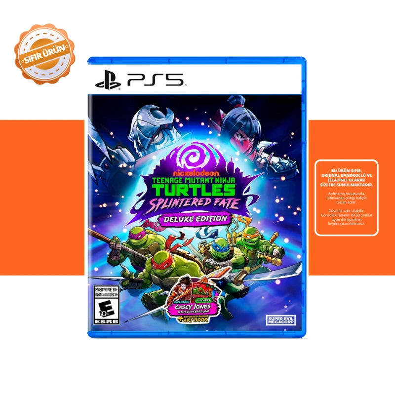 Teenage Mutant Ninja Turtles Splintered Fate Deluxe Edition - PS5 Oyun [SIFIR]