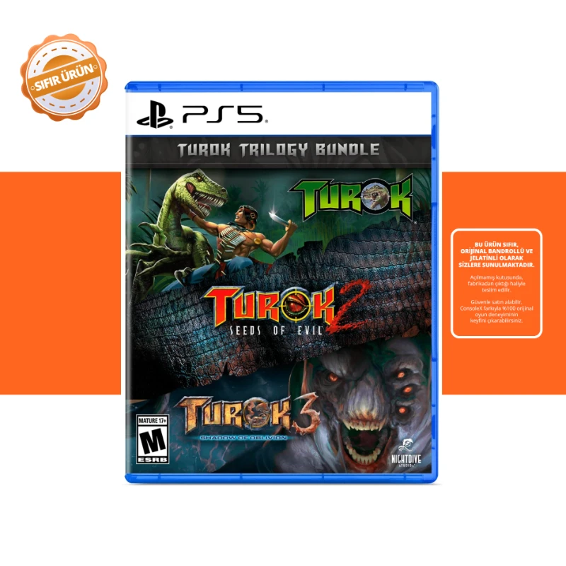 Turok Trilogy Bundle – PS5 Oyun [SIFIR]