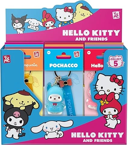 Hello Kitty and Friends Sürpriz Anahtarlık – Blind Pack (5 Farklı Model)