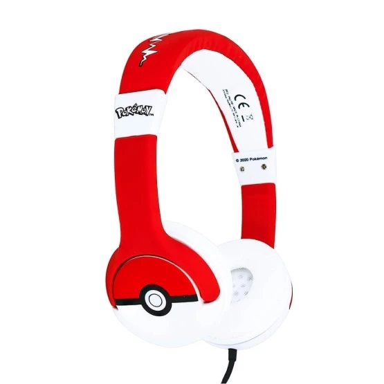 OTL Pokémon Pokéball Kırmızı Çocuk Kulak Üstü Kulaklık – Lisanslı – 85/95 dB