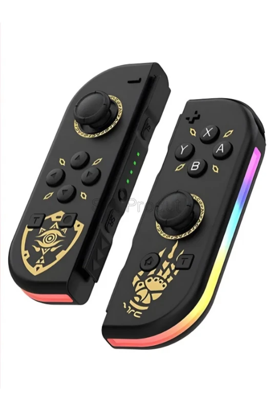 SW Bluetooth Kablosuz Sarı/Siyah Game Controller – Switch Uyumlu Çift Kol (L/R)