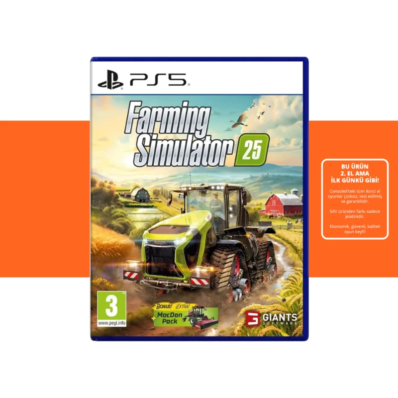 [2.EL] Farming Simulator 25 – PS5 Oyun