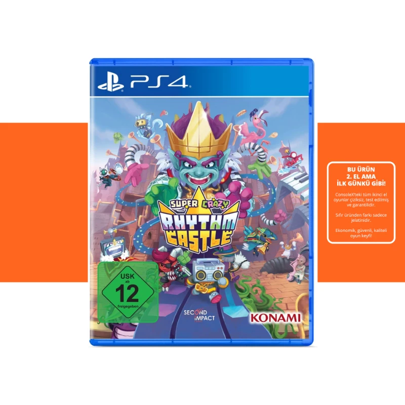 [2.EL] Super Crazy Rhythm Castle – PS4 Oyun 