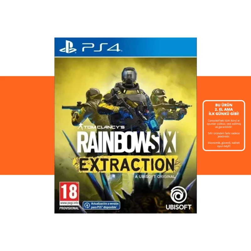 [2.EL] Tom Clancy's Rainbow Six Extraction - PS4 Oyun