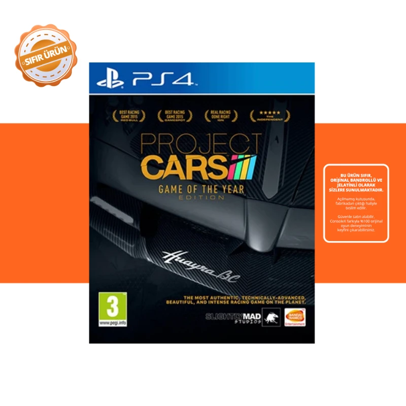 Project CARS Game of the Year Edition - Ps4 Oyun [SIFIR]