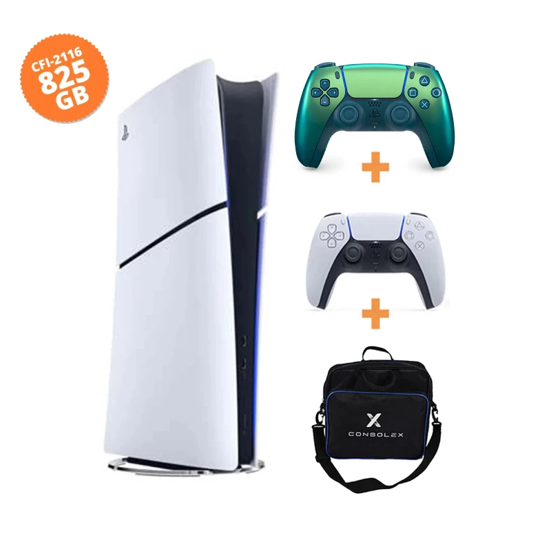Sony PlayStation 5 Slim Dijital 825GB (CFI-2116) + Teal Kol + ConsoleX Çantalı