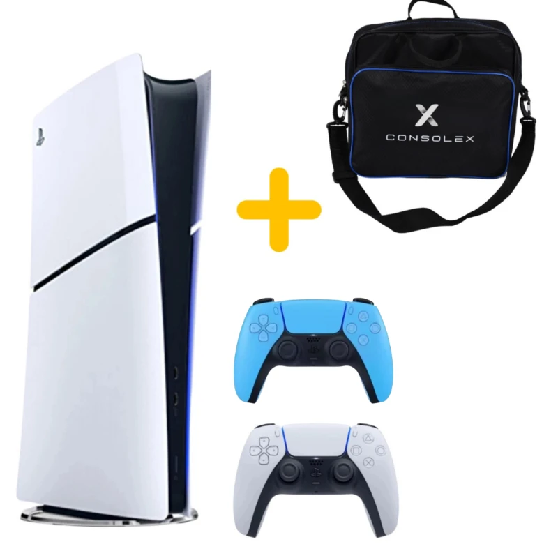 Sony Playstation 5 - CFI 2016 Avrupa - Slim Dijital Versiyon - Çift Kol (Mavi)
