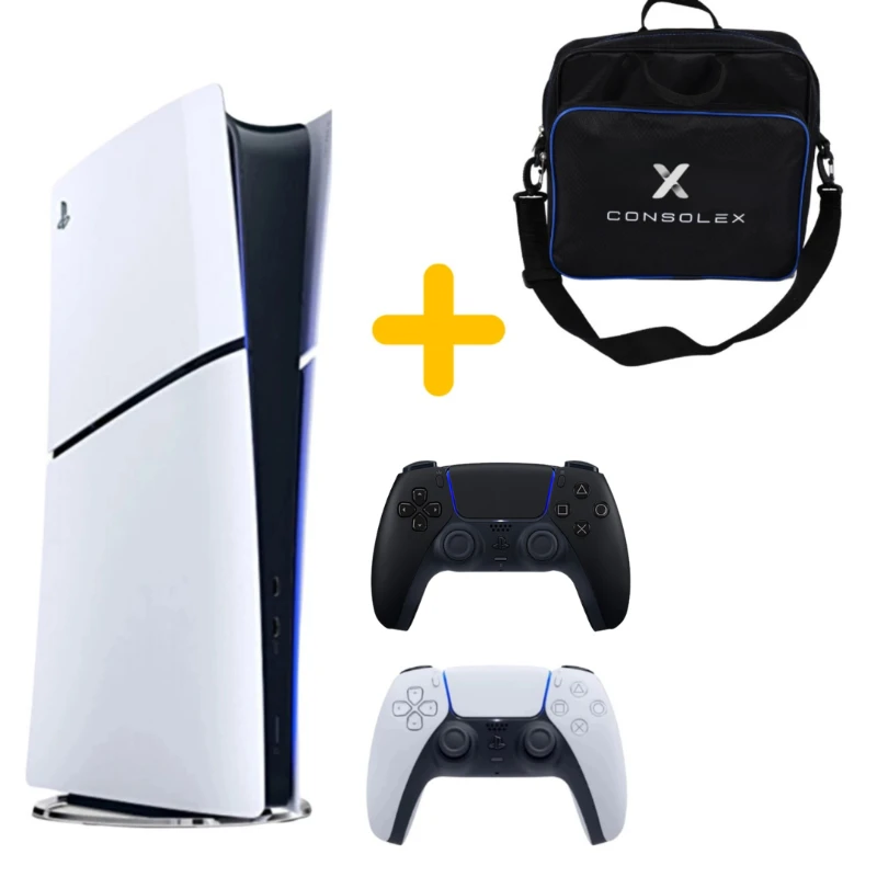 Sony Playstation 5 - CFI 2016 Avrupa - Slim Dijital Versiyon - Çift Kol (Siyah)