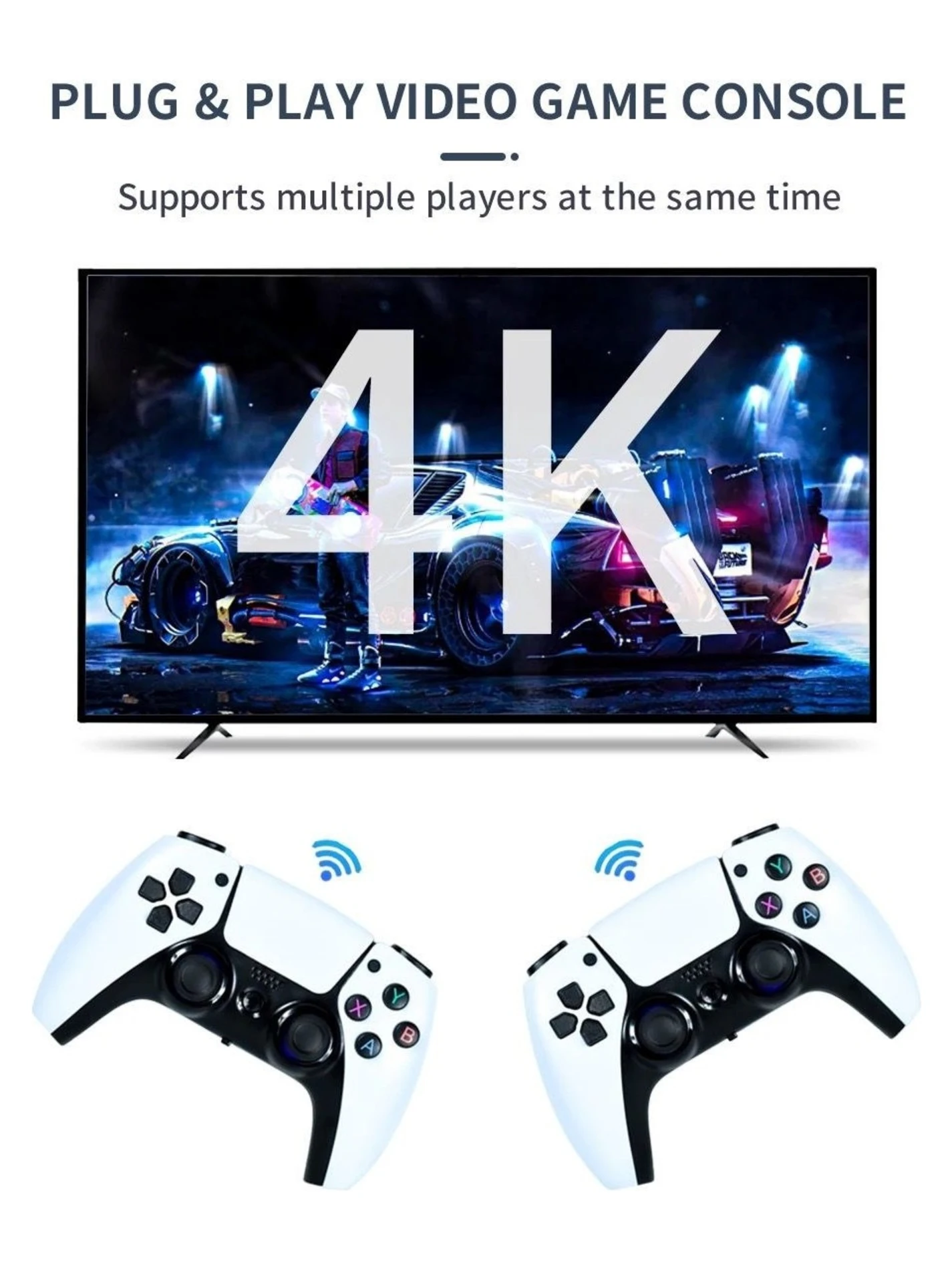 Doreka GT68 Retro Game TV Stick – 64GB, 10.000+ Oyun, 4K Android Konsol, Kablosuz 2 Kol