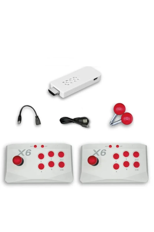 Schitec X6 4KHD Retro Oyun Konsolu – 21.150 Oyunlu, Kablosuz Çift Joystickli, 64GB