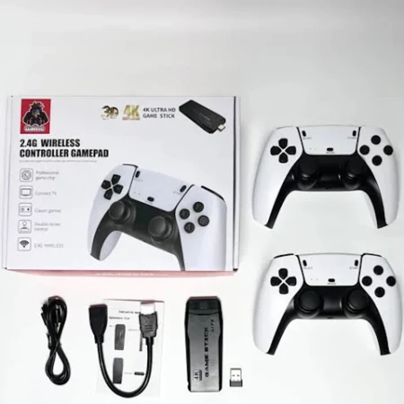2.4G Wireless Controller Gamepad M8 Pro – Retro Oyun Konsolu – 10.000+ Oyun – HDMI Bağlantı