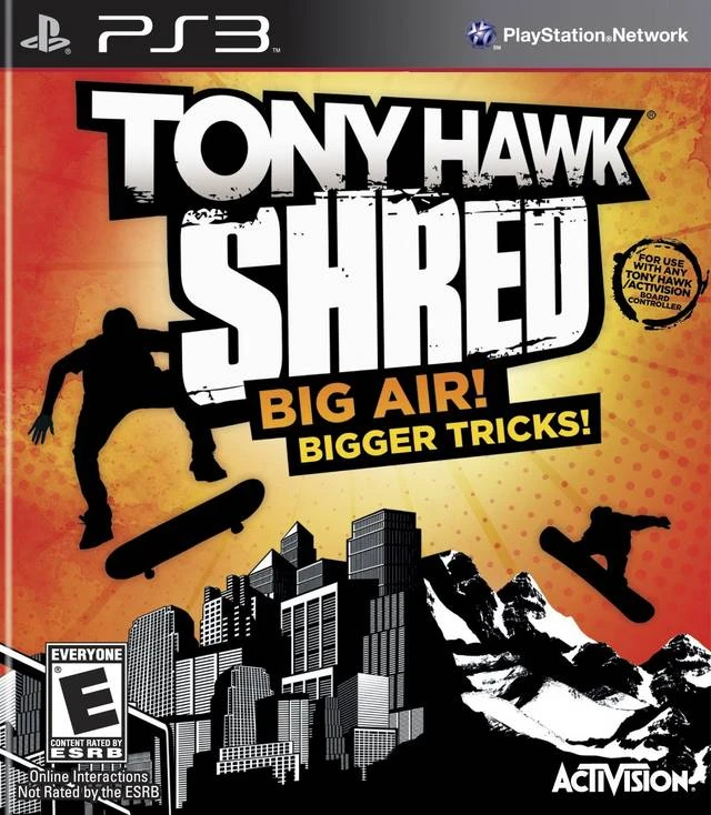 [2.EL] Tony Hawk: Shred – PS3 Oyun