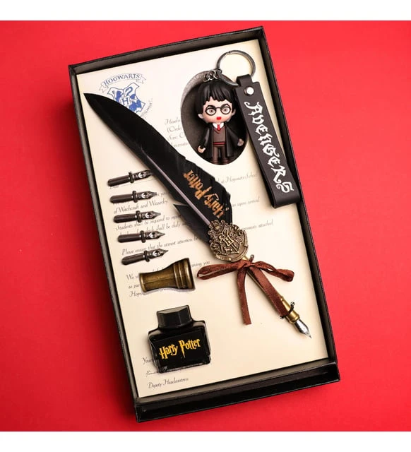 Harry Potter Mürekkep Divit Kalem Seti – 5 Farklı Uçlu Koleksiyonluk Yazı Seti CL-H2