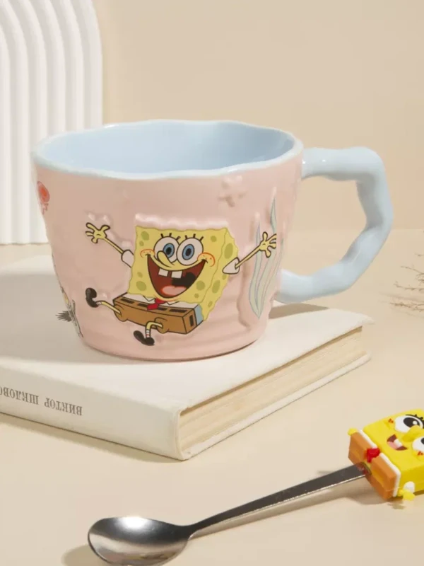 SüngerBob KareŞort 3D Seramik Kupa Bardak - CL-44