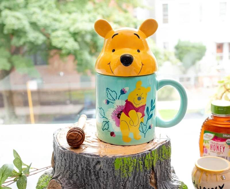 Disney Winnie the Pooh Kapaklı 3D Seramik Kupa 530 ml CL-PYM-020 – ConsoleX Lisanslı Ürün